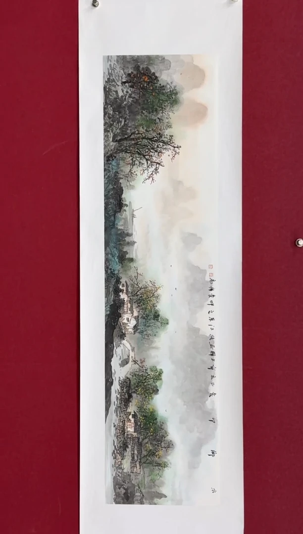国画国画绘画山水花鸟