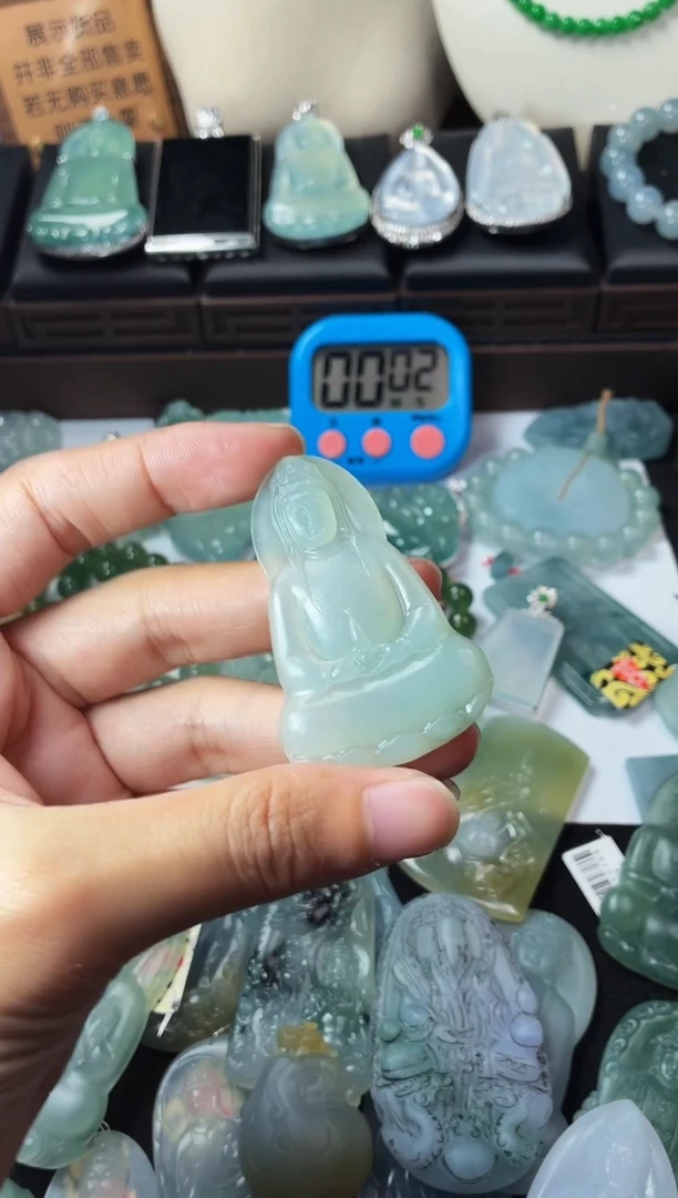 未镶嵌定制翡翠管*3821毛货不退不换