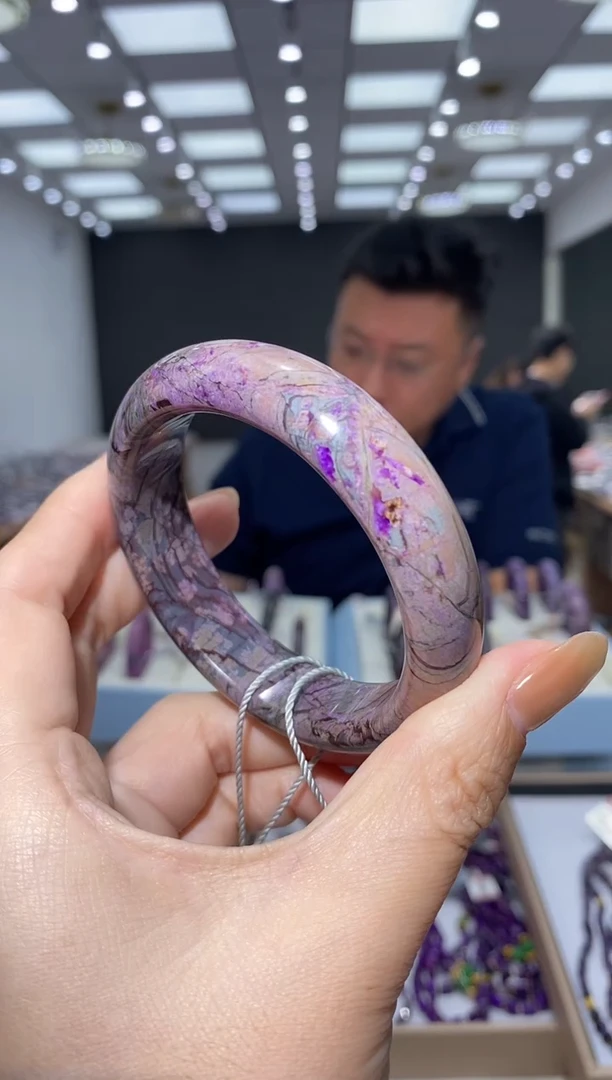苏纪石（舒俱来）未镶嵌项链收藏级舒俱来手镯58