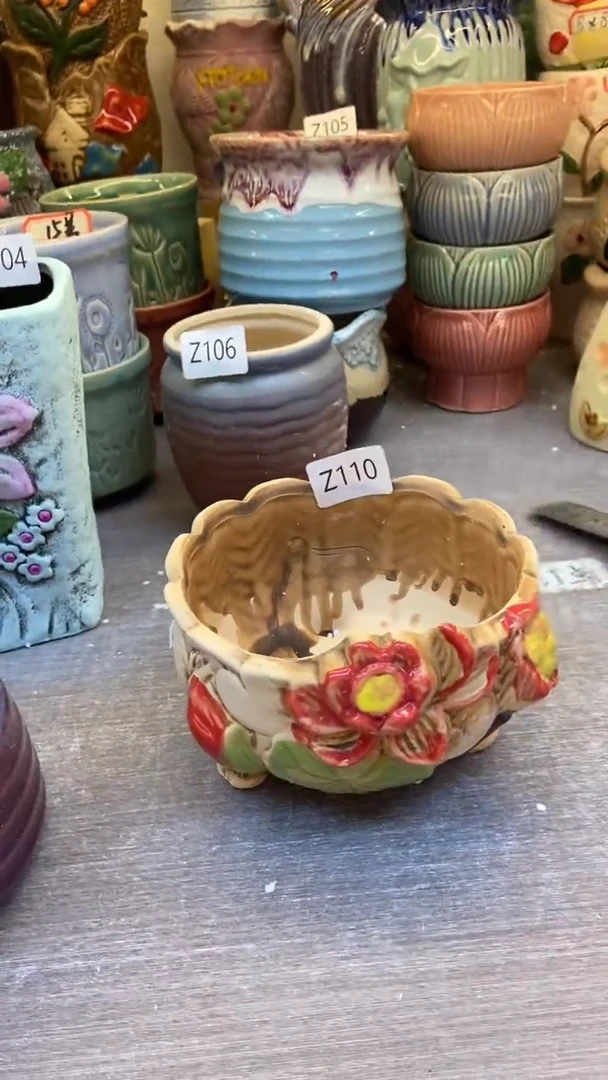 @@陶瓷多肉花盆Z110