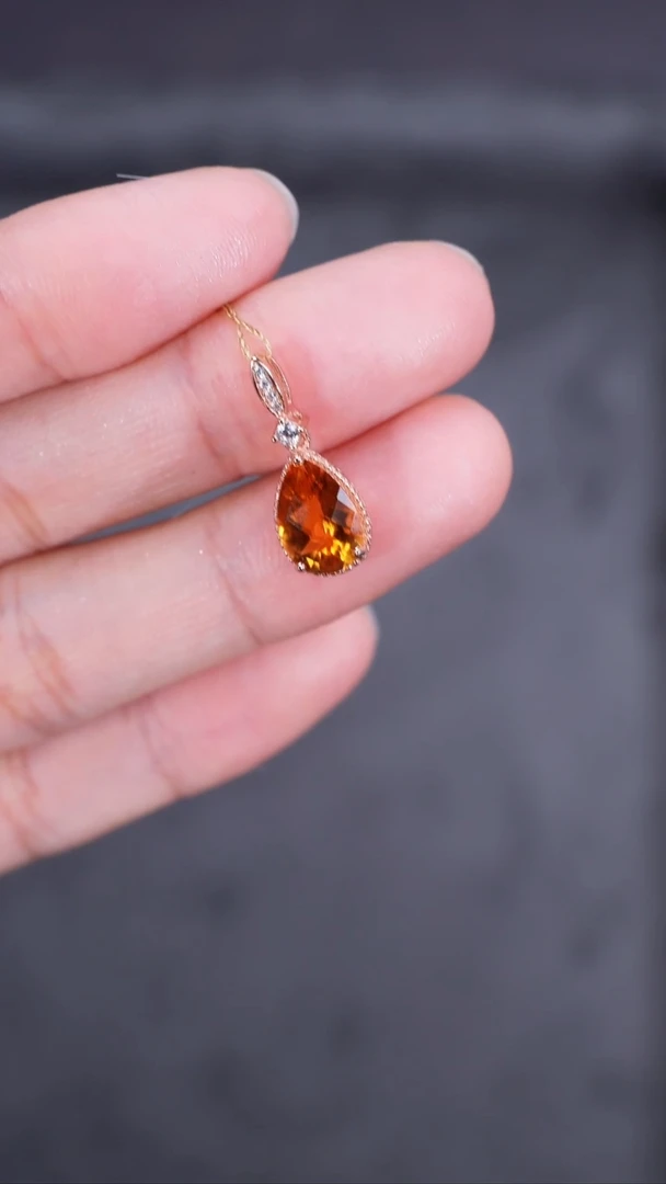 【闪购商品】水晶颈饰银S925镶嵌颈饰