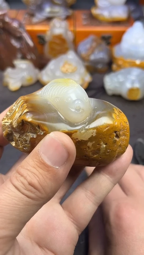 【闪购商品】玛瑙/玉髓手把未镶嵌1