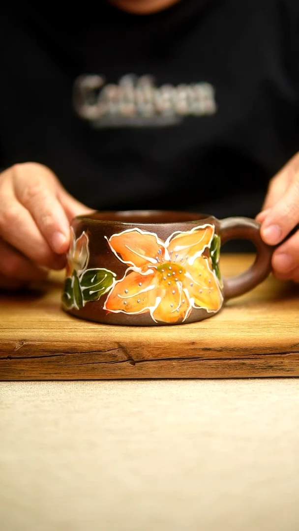 @@陶园瓷舍@@纯手工手绘@高温釉下彩