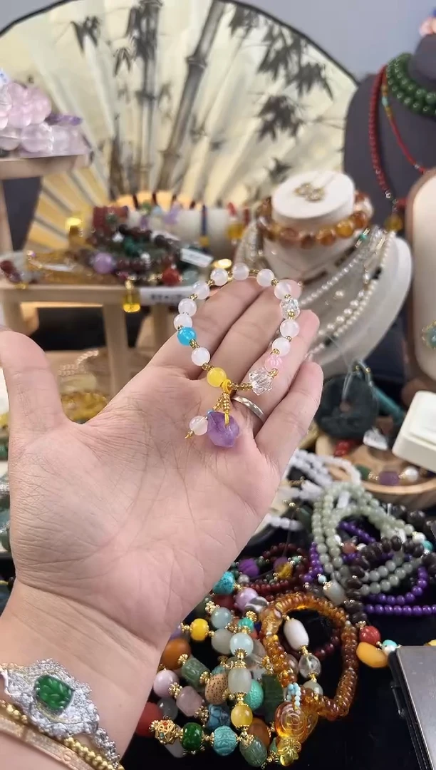 水晶手链未镶嵌手串