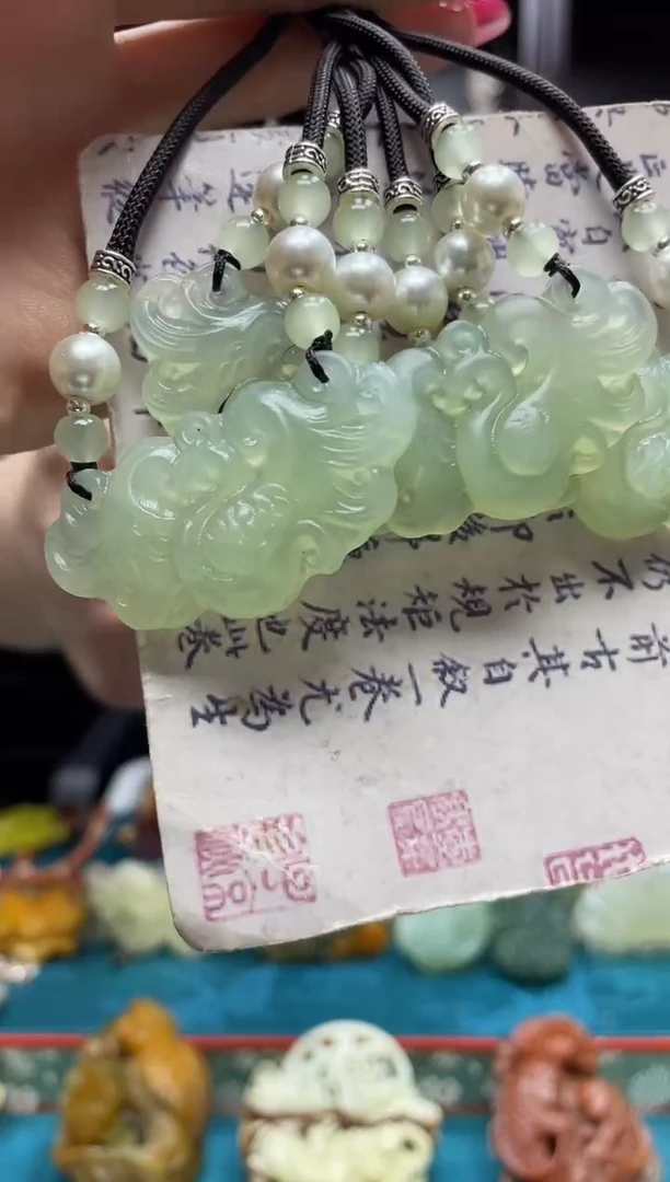 未镶嵌岫玉吊坠多样性发*货拍一发一