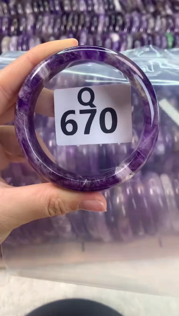 【闪购商品】水晶水晶手镯Q未镶嵌670-56