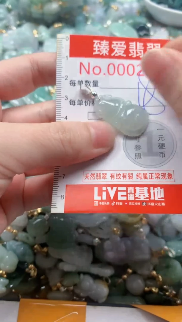 翡翠未镶嵌吊坠(不含链)2401