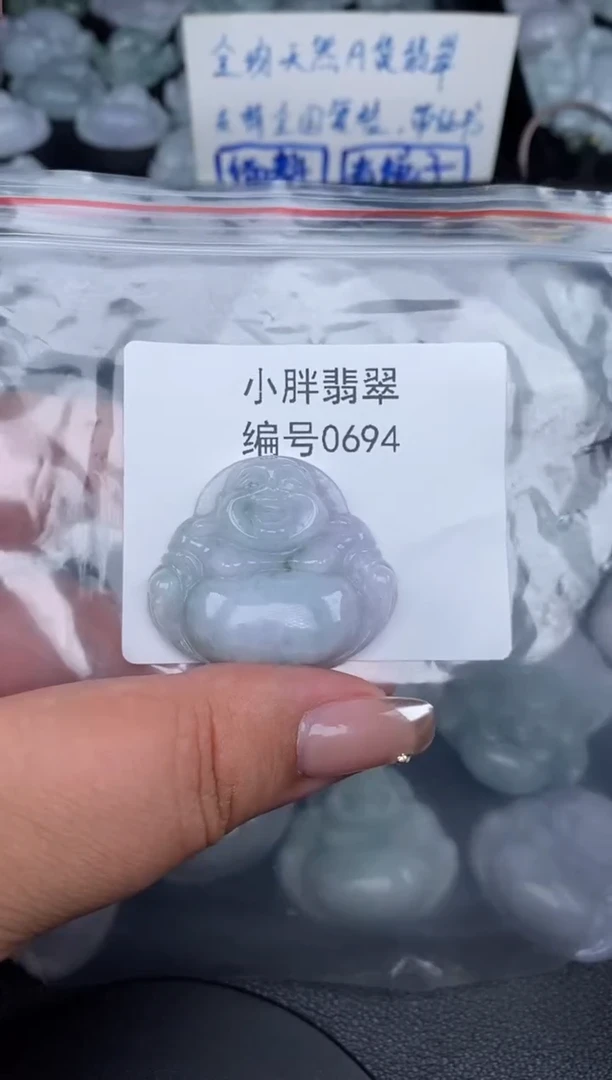 翡翠未镶嵌颈饰缅甸天然A货翡翠0694