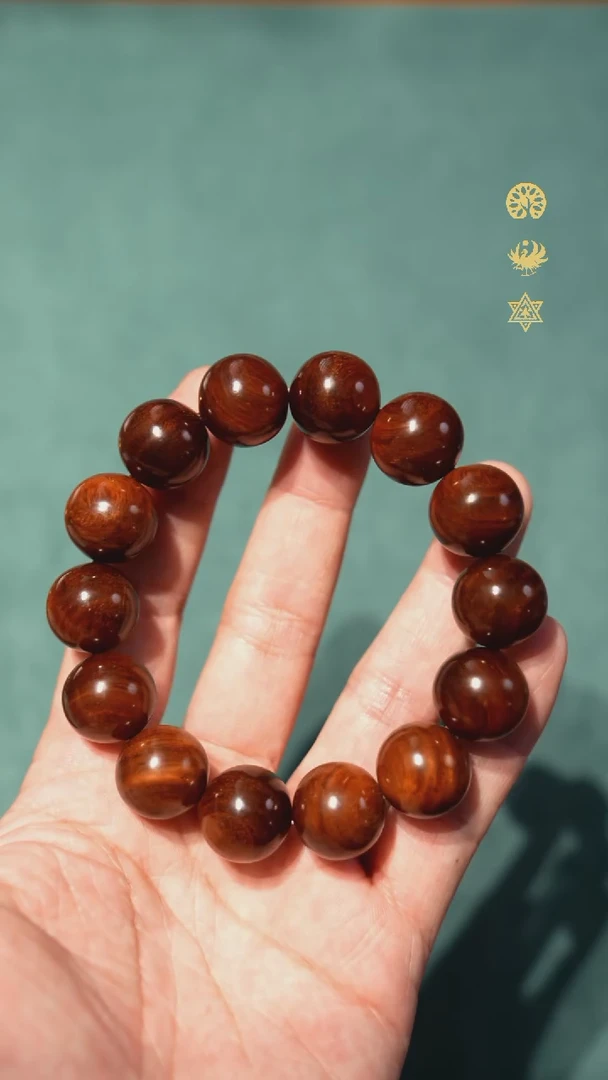 手串/手链黄花梨/降香黄檀老料油梨17mm佛珠