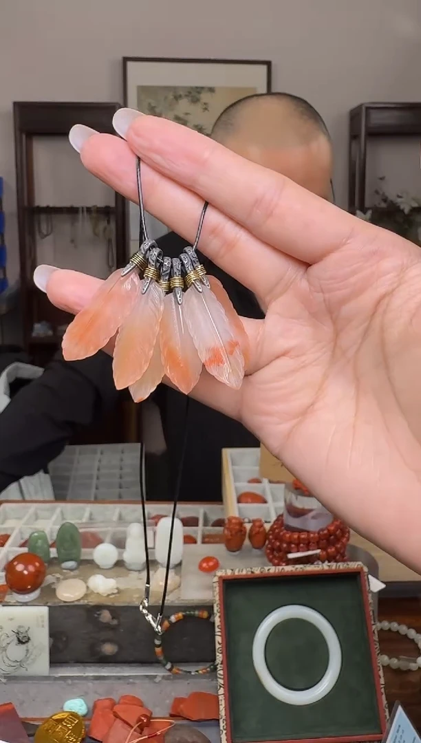 【闪购商品】南红玛瑙挂件银S925镶嵌5146 多样性发其一