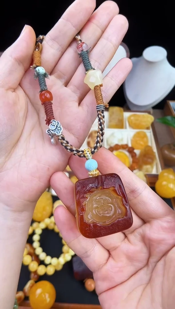 琥珀未镶嵌珠宝奇石柒月