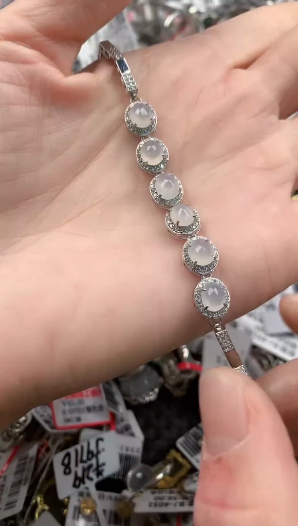 银S925镶嵌戒指翡翠555-----7