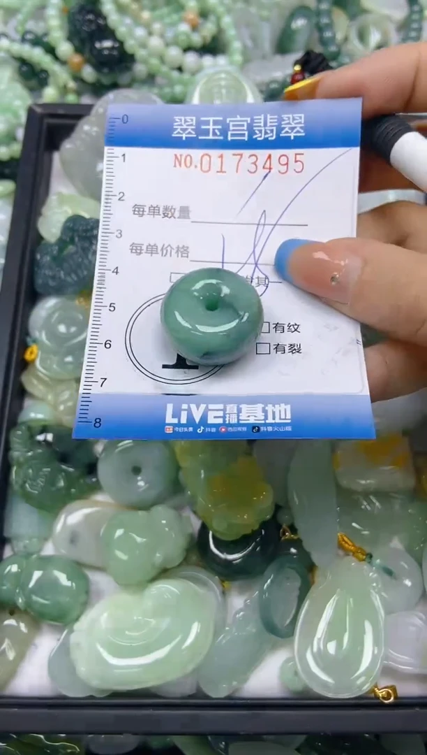 翡翠未镶嵌颈饰闪购0173495