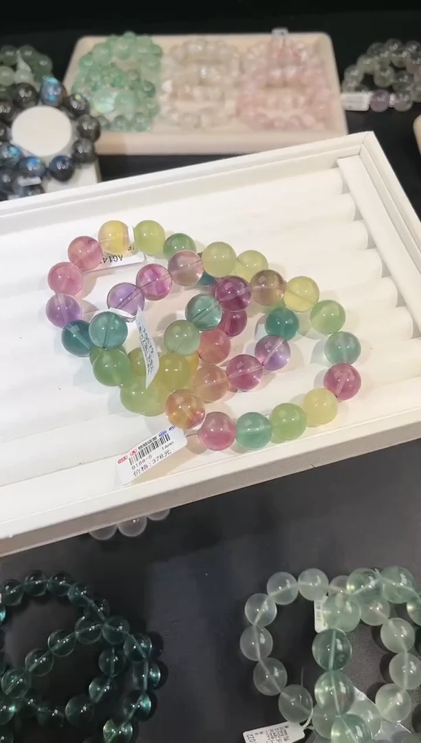 手链未镶嵌萤石多样性发一爱乐之城14mm
