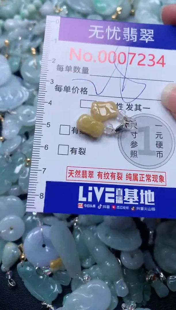 颈饰未镶嵌翡翠7234