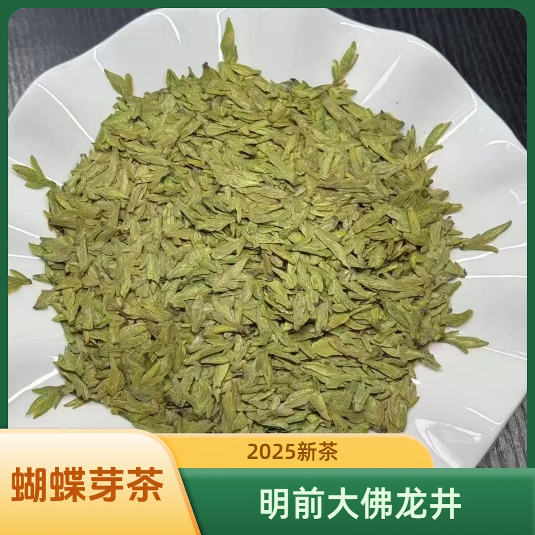 龙井茶 蝴蝶芽43号，新昌大佛龙井，2025新茶明前茶