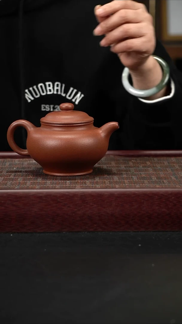 茶壶紫砂xt朱泥 掇只300cc