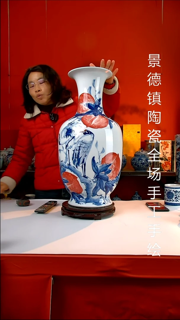 摆件陶瓷景德镇陶瓷 全场手工手绘