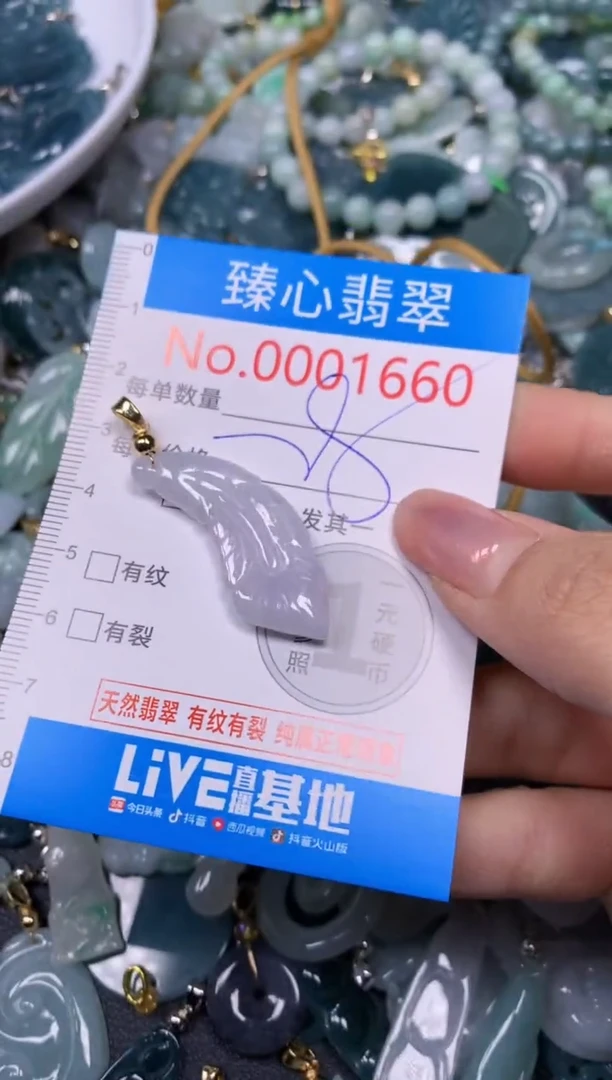 【闪购商品】翡翠颈饰未镶嵌含绳0001660