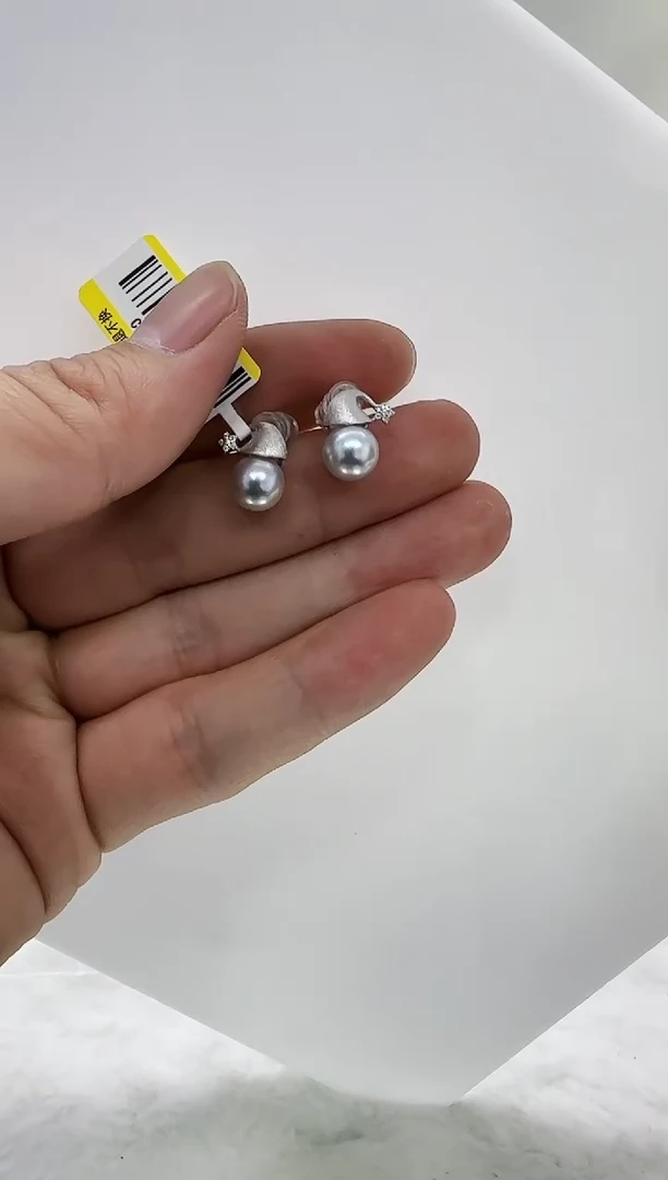 【闪购商品】海水珍珠DA银S925镶嵌c740 耳环