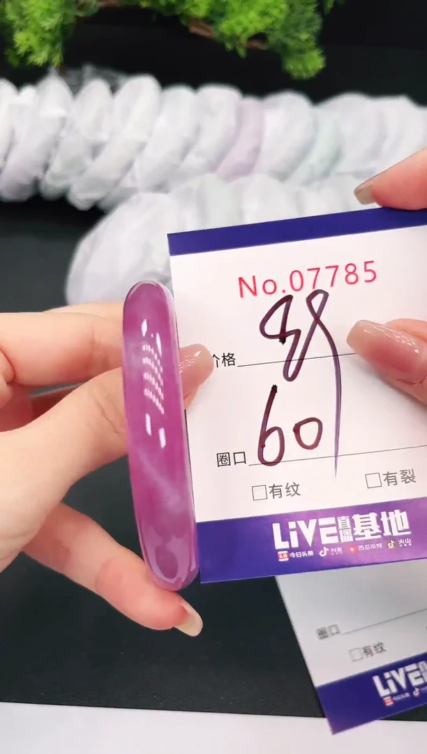 未镶嵌手镯翡翠7785