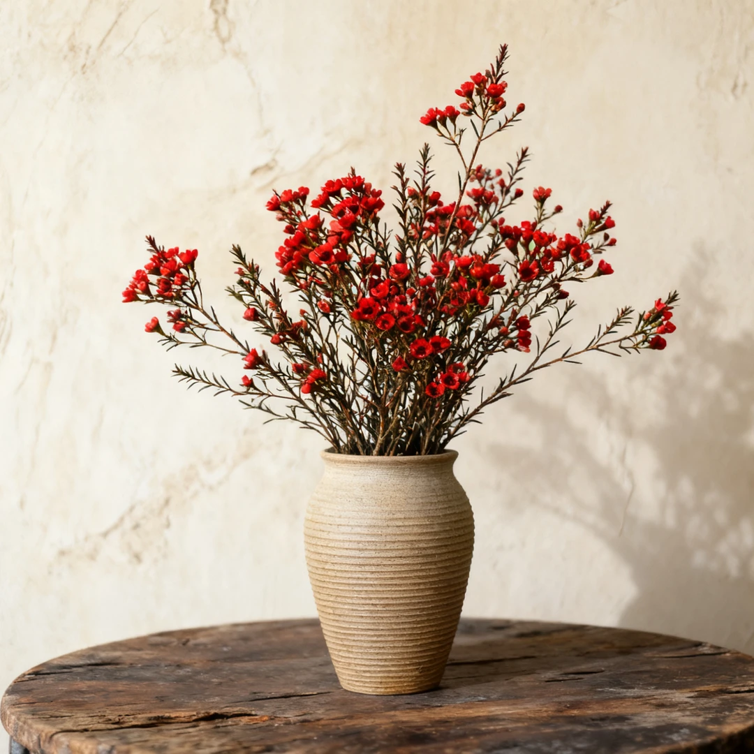 【陶罐花瓶】景德镇陶瓷花瓶鲜切花中国风桌面柜面陶瓷花卉复古