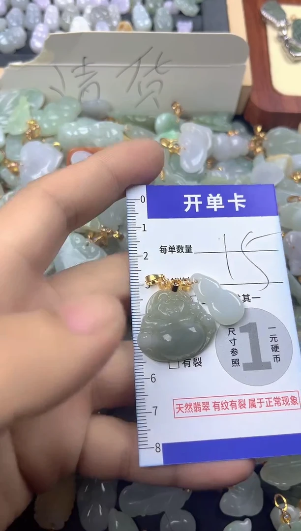 颈饰未镶嵌翡翠天然A货翡翠