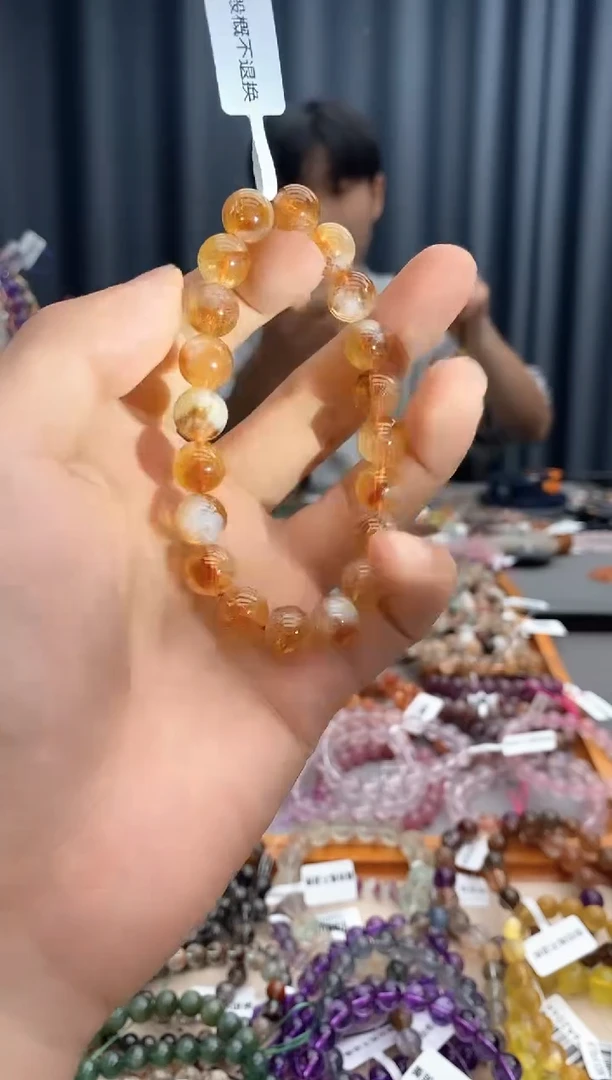 水晶手链未镶嵌奶盖