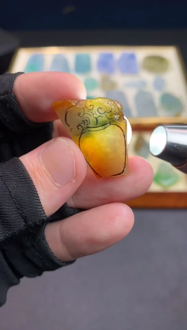 定制翡翠未镶嵌天然翡翠 裸石 （含工费）