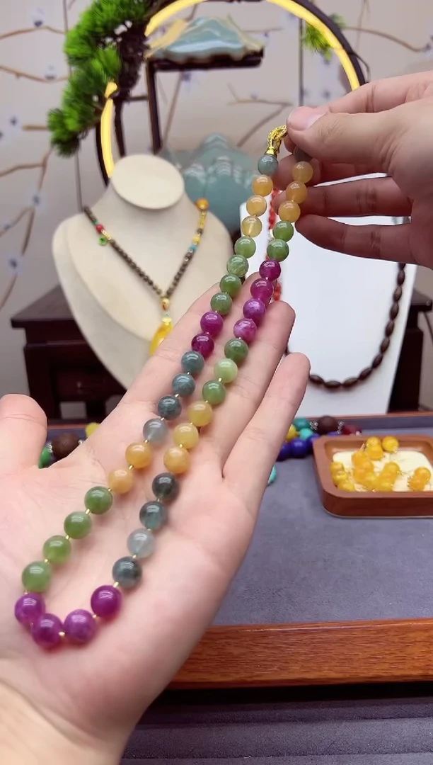 【闪购商品】碧玺颈饰14K金镶嵌x691````