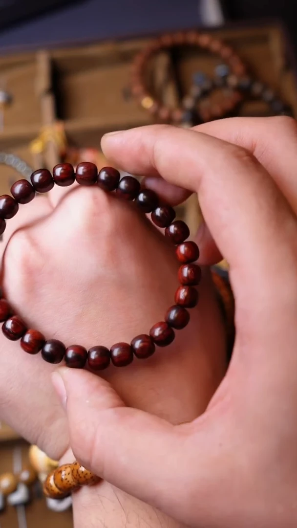 檀香紫檀（小叶紫檀）手串/手链小叶8.5mm手串