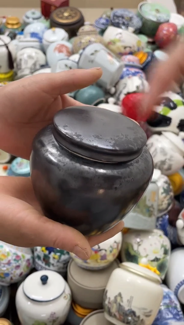 摆件孤品茶叶罐密封罐储物罐直播间临时链接浮力