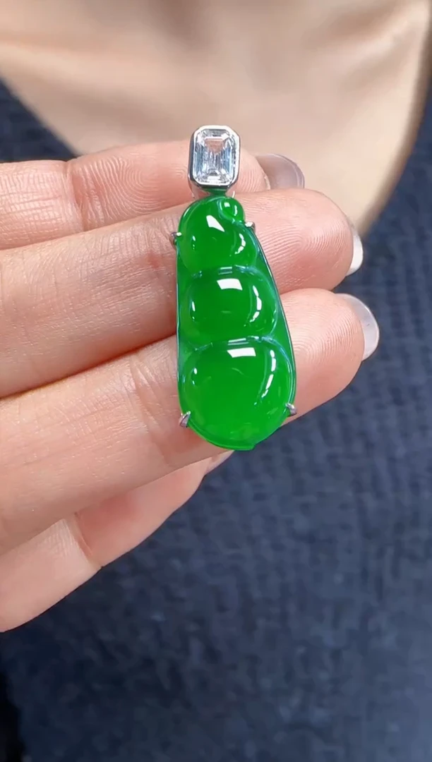 未镶嵌定制翡翠翡翠吊坠24