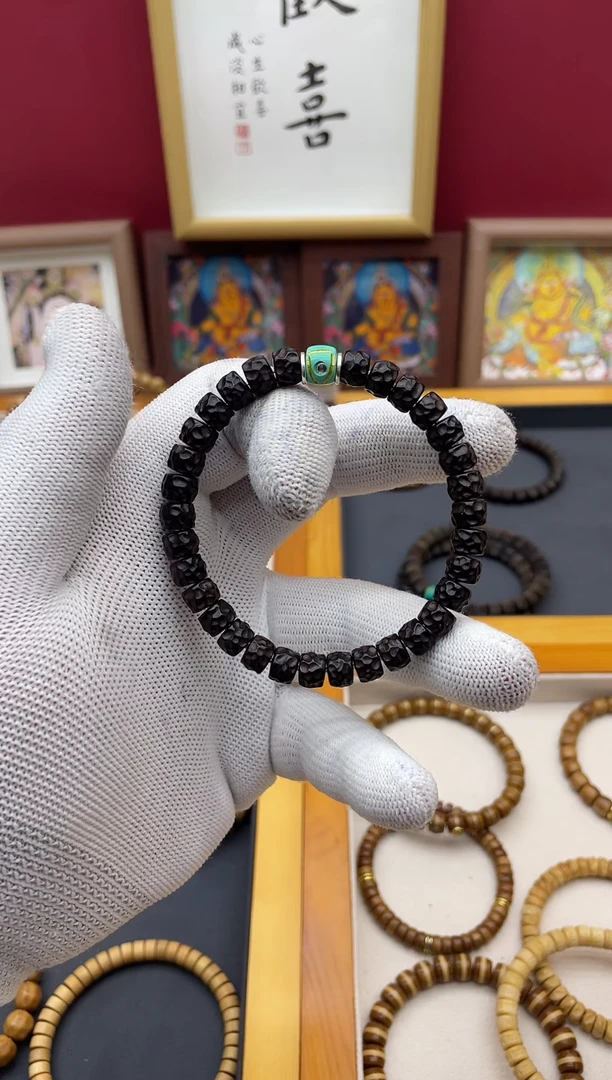 椰蒂手串椰蒂无相深坑带配饰8mm手串