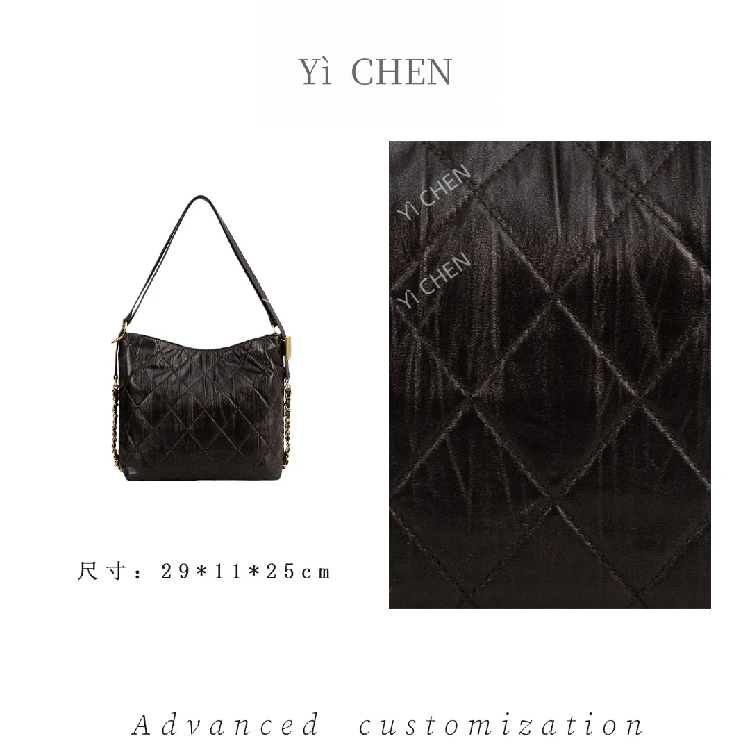 【Yì CHEN】ZT-D8032-泡芙咖 轻奢时尚女士新款手提单肩斜挎包