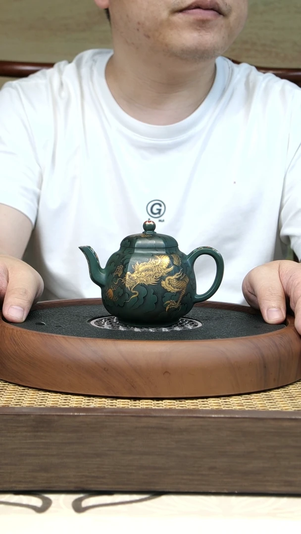 茶壶紫砂耿浩 六方匏尊   苏门达腊青