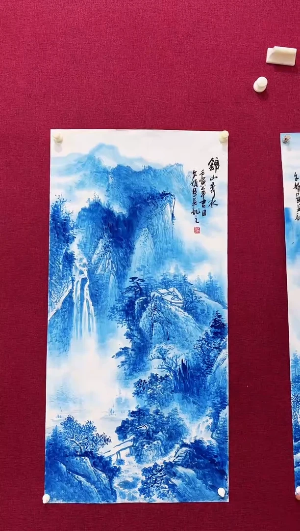 国画师文娟的国画作品