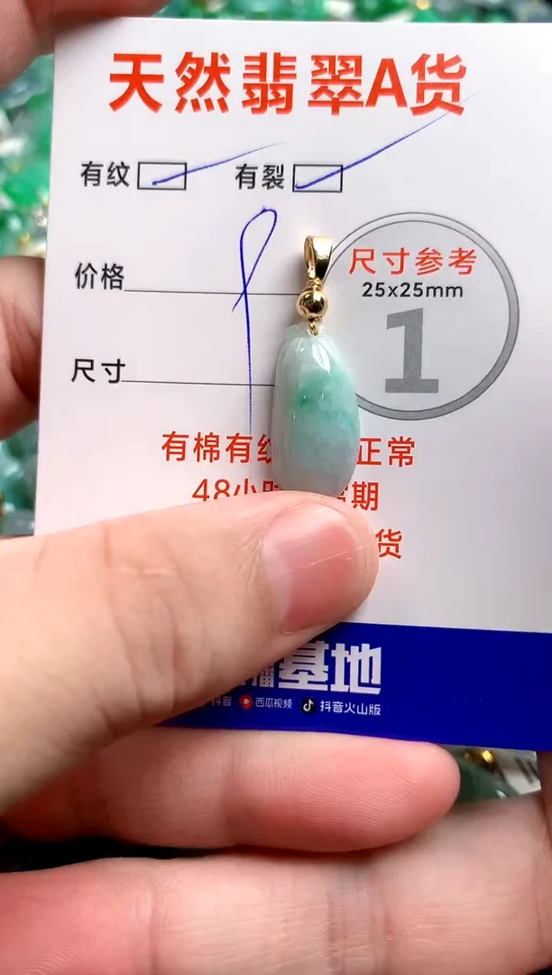 翡翠未镶嵌颈饰23000212