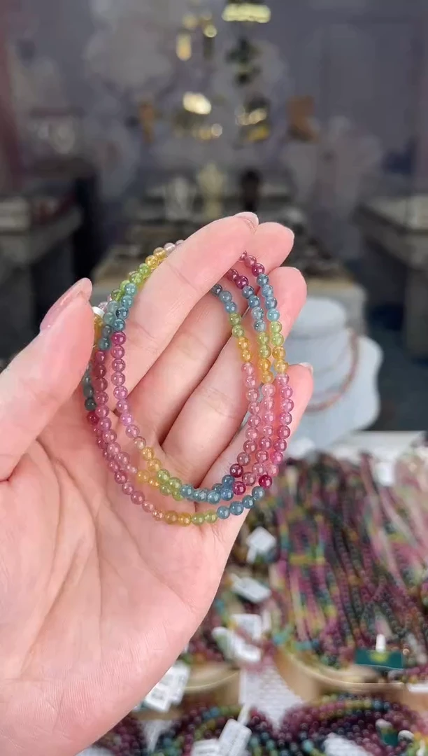 【闪购商品】碧玺/未镶嵌J3mm+碧玺多圈多样性发货