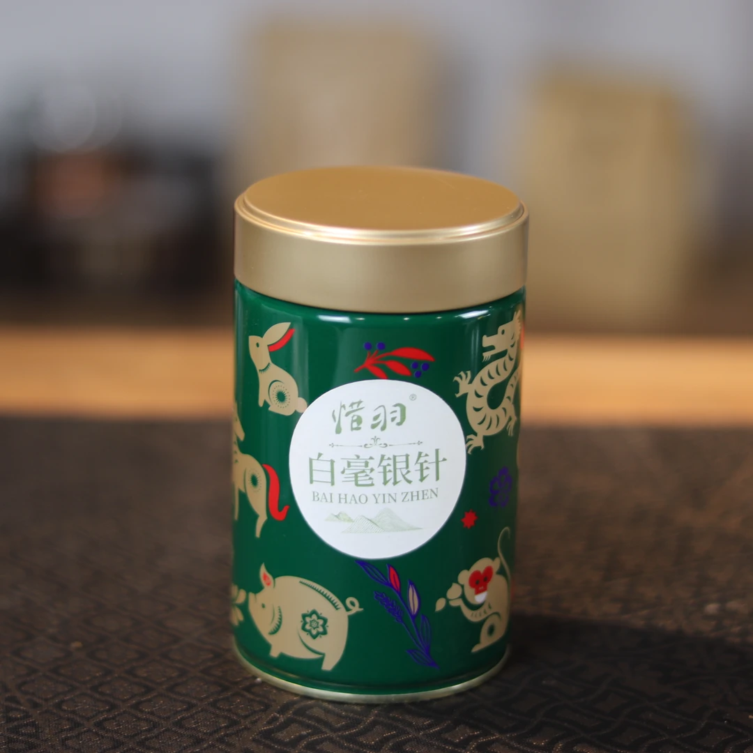 惜羽2024年头采 白毫银针 高山日晒 毫香密韵 银白似雪