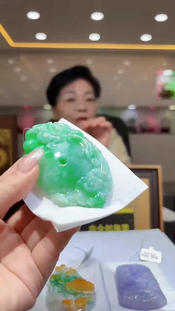 未镶嵌定制翡翠33/0103/C/仿古扣