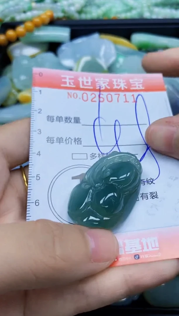 翡翠未镶嵌颈饰闪购0260711