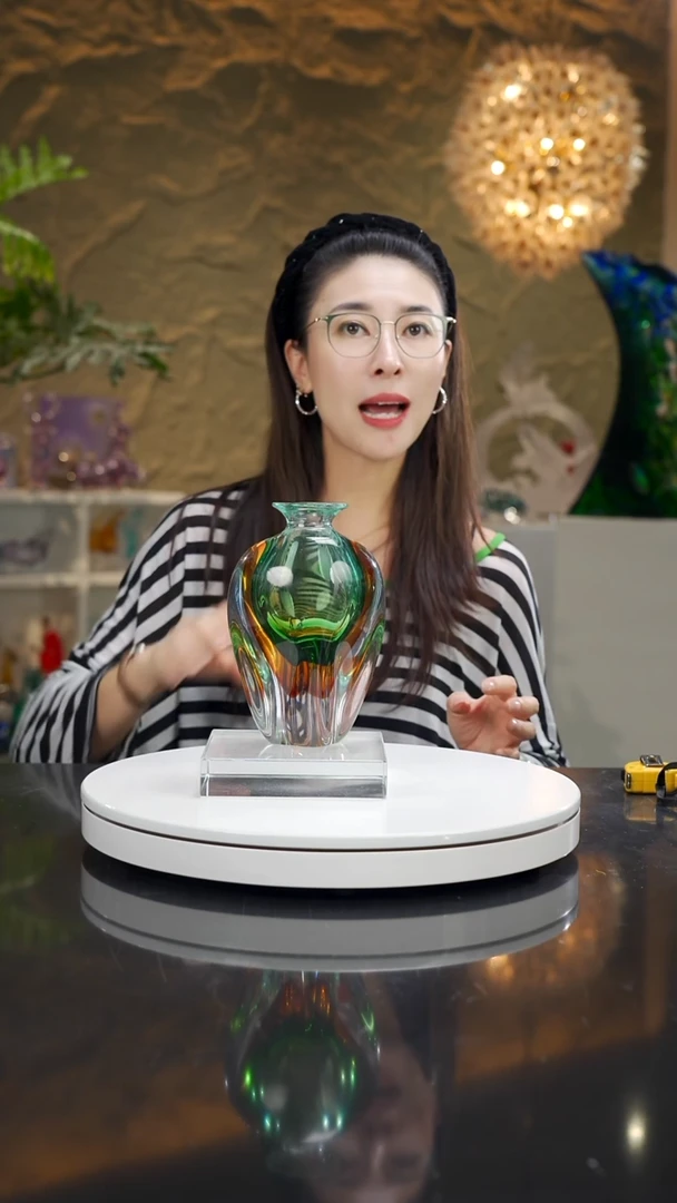 琉璃琥珀金绿色香薰瓶