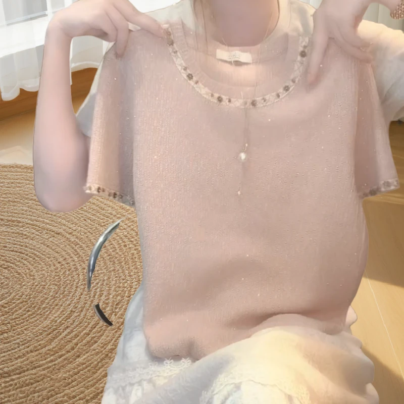 2025新款韩系设计感百搭显瘦T恤上衣LK2505547