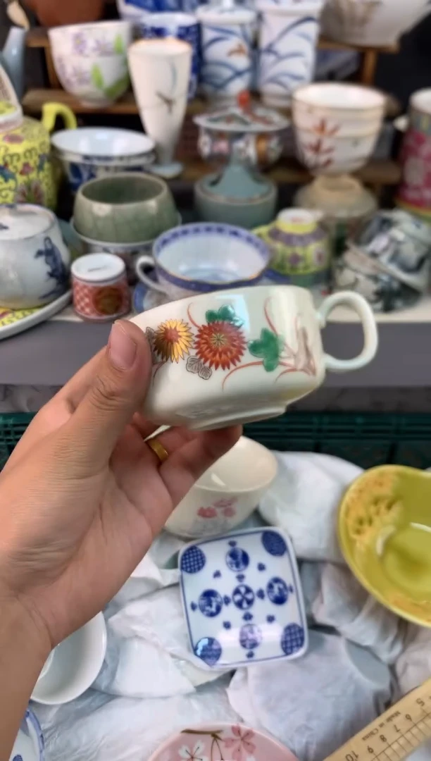瓷片茶盏陶瓷陶片