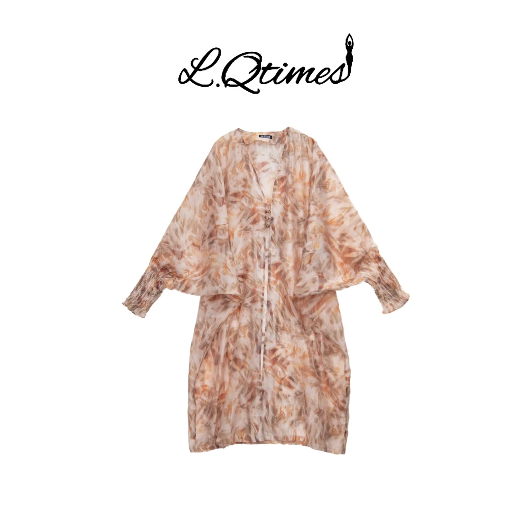 上玄水镜& 【蜜糖】品牌设计师女装  时尚花色防晒衫  24140932