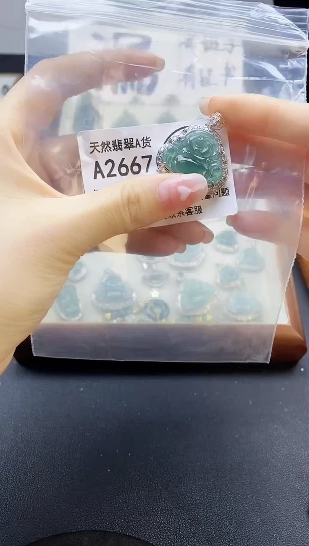 【闪购商品】翡翠吊坠(赠链)未镶嵌天然翡翠A货8888