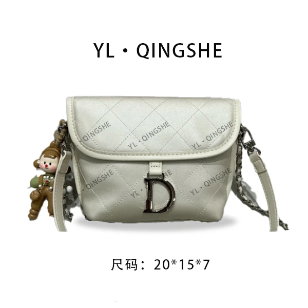 【依琳定制】女士潮流时尚经典气质手拎单肩包ZT-D7171-科技白