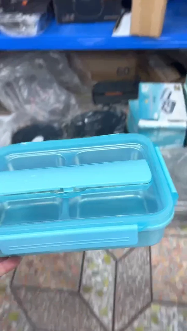 【闪购商品】不锈钢蓝色饭盒