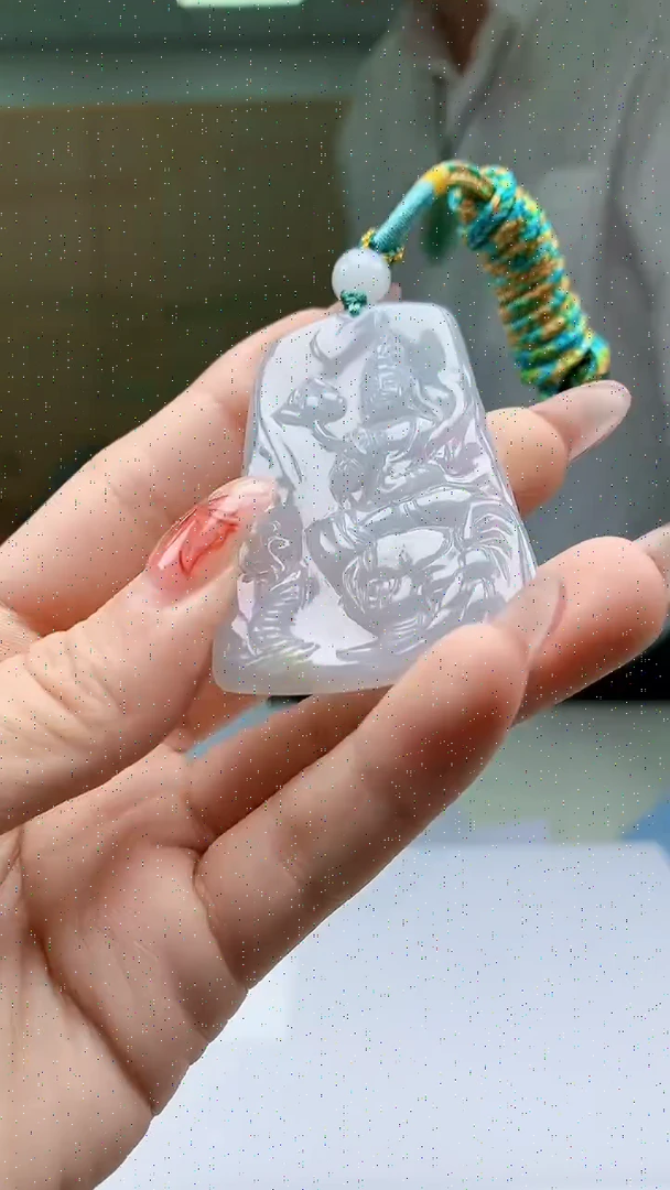 【闪购商品】定制翡翠未镶嵌5028ty-毛货挂件132